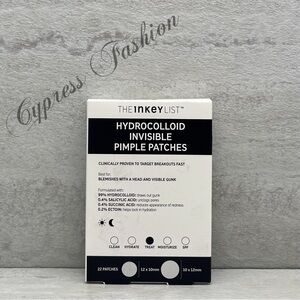 💫 The Inkey List Hydrocolloid Invisible Pimple Patches
